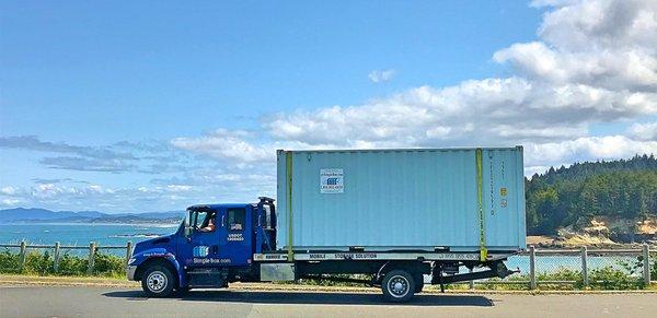 Container Delivery truck