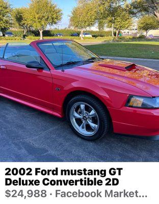 2002 Ford Mustang GT, One of a kind, Very rarae to find, One owmer, Only 8k Miles! Yes your are looking at brand new vehicle