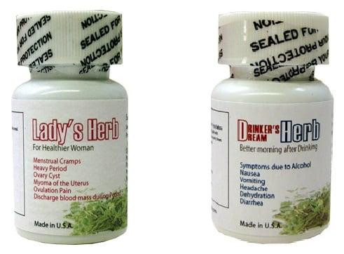 Lady's Herb pill for PMS, D Herb pill for Stomach