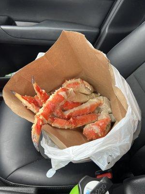 King crab legs