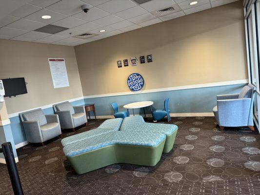 Pediatrics waiting area