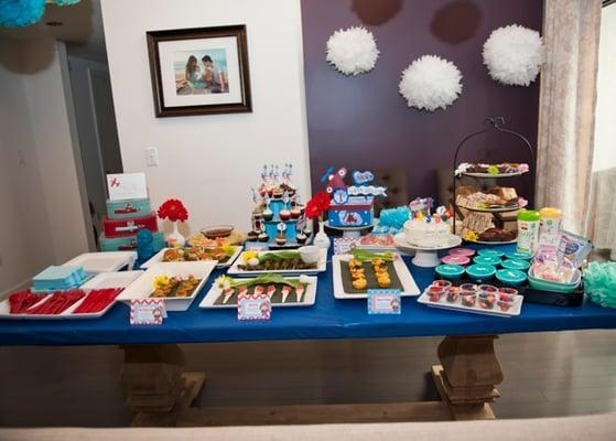 Birthday Party Spread! (courtesy of www.sunandsparrow.com)