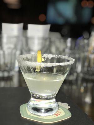 Nice Lemon Drop Martini with sugar rim