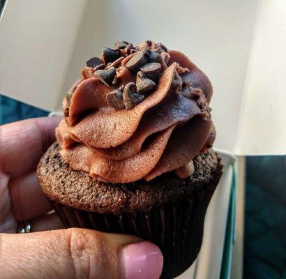 Full size Triple Chocolate cupcake