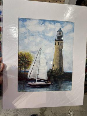 Buffalo Lighthouse painting