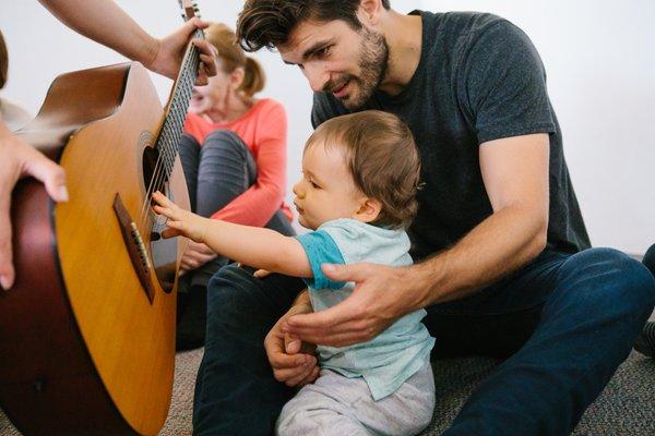 music class for babies, toddlers and kids