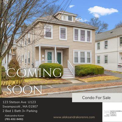 Swampscott condo coming on the market next week!