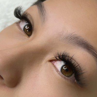 Lashes done by Maria