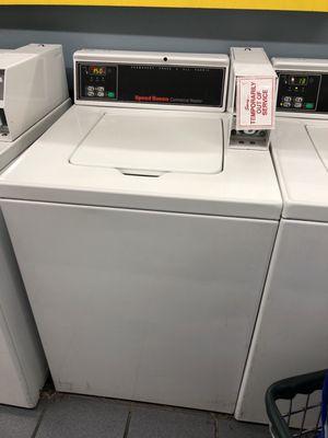 Commercial washer out of service, but these are the best when working.