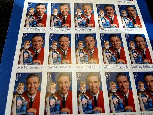 Mister Rogers stamps!