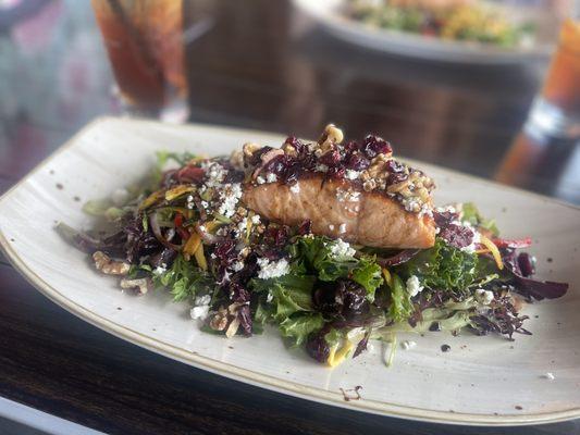 Candied salmon salad the best ever salad.