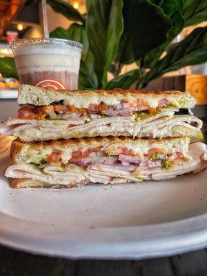 Turkey Pesto Panini (IG: @foodwithbros)