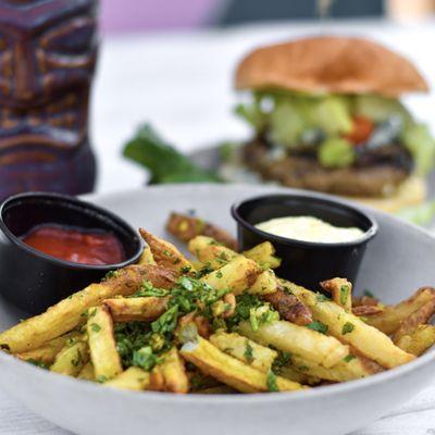 Awesome Tumeric Garlic Fries