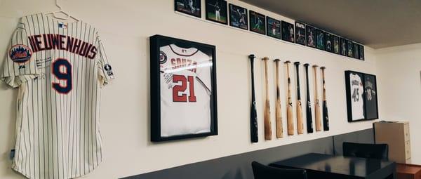 Bats and jerseys from some Northcore clients