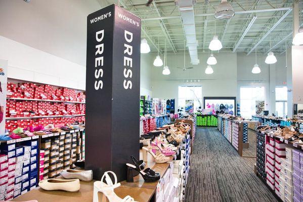 Dress Shoe Section of Store