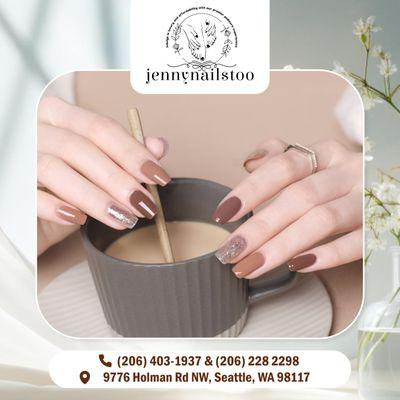 Express your personality with unique nail designs
Come to Jenny Nails Too to create your signature style with unique designs!