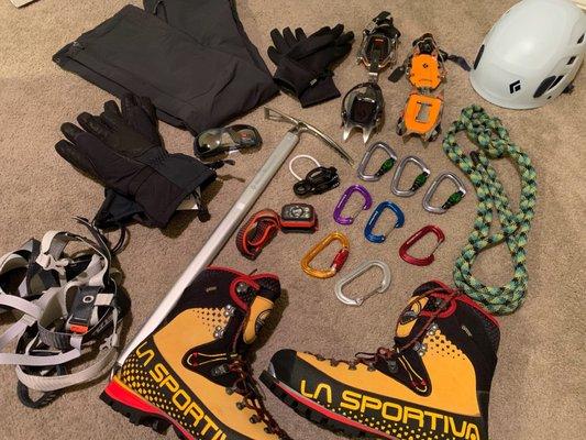 Mountaineering gear