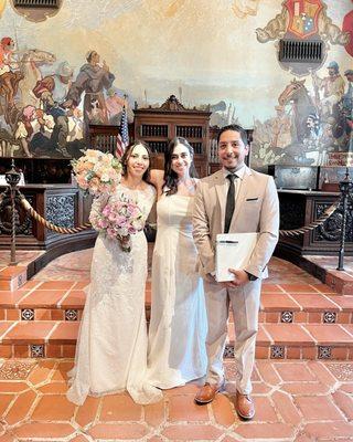 Santa Bárbara wedding.