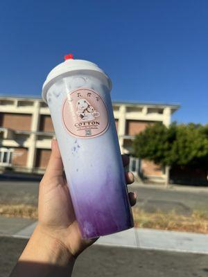 Ube Milk Tea *super fresh* very flavorful!