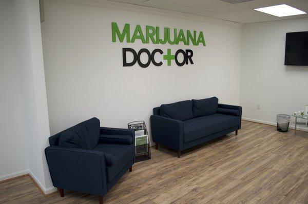 Marijuana Doctor Lake Worth clinic patient waiting area