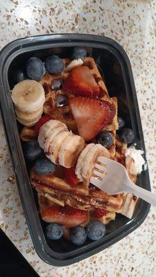 Protein Waffle plate is their most popular!