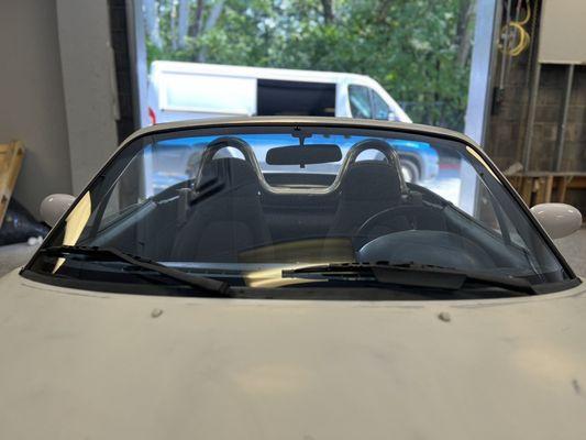 New windshield install - 1993 Mazda Miata