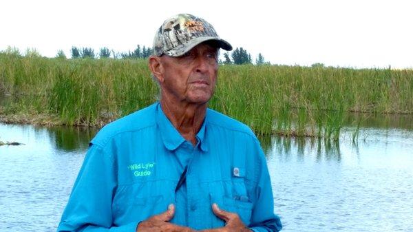 Captain Lyle has lived the swamp for over 40 years. He told us more than a thing or two about this fresh water preserve.