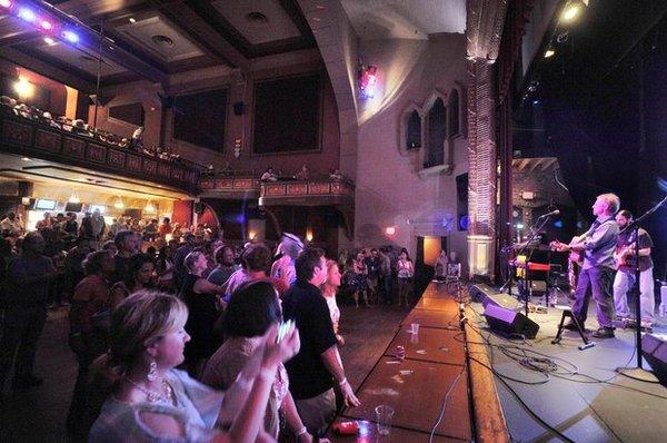 Shot of the crowd from a live show.