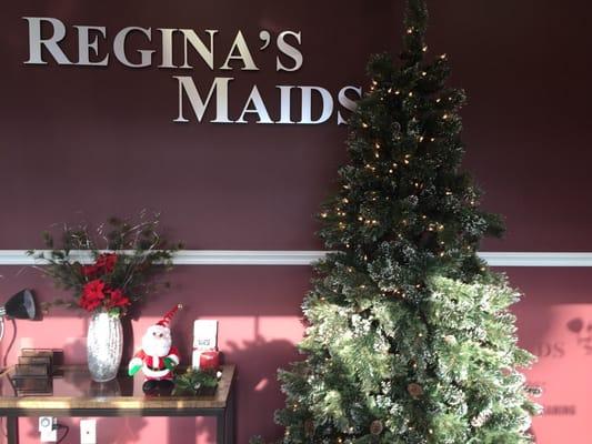 Happy Holidays from us at Regina's. Let us Clean your home for the holidays. Your time is important ! Let us take care of it !!