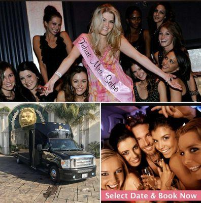 Book our bday or bachelorette party package party bus and clubs included