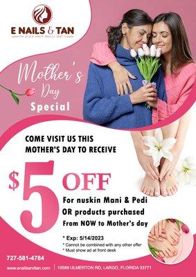 MOTHER'S DAY SPECIAL
 
 https://enailsandtan.com/