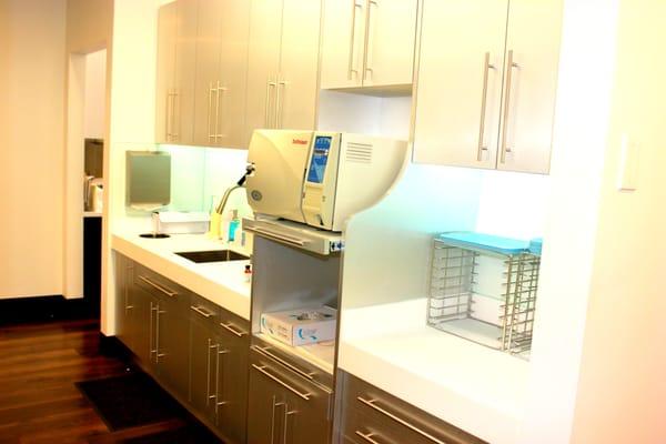 Custom design state of the art sterilization center.