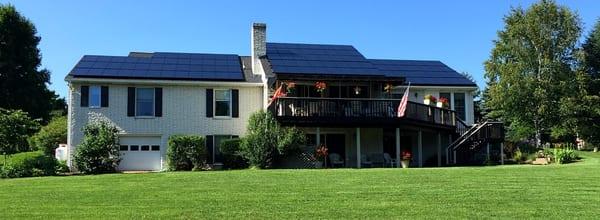 A beautiful Sunpower solar energy system in Pennsylvania