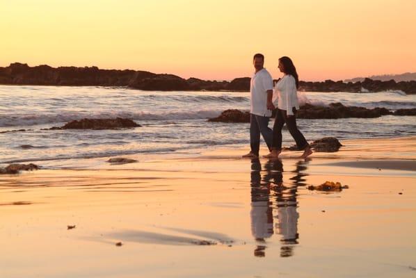 Lowtide at sunset at Royal Palms