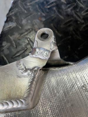 Aluminum exhaust repair