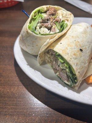 Balsamic Steak wrap no tomatoes