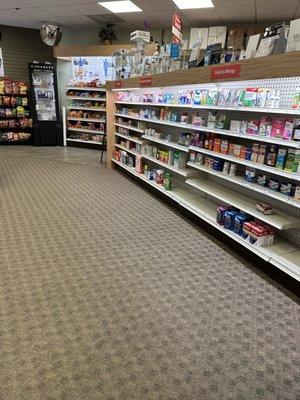 Cozy pharmacy that provides pet medicine as well as for us humans!