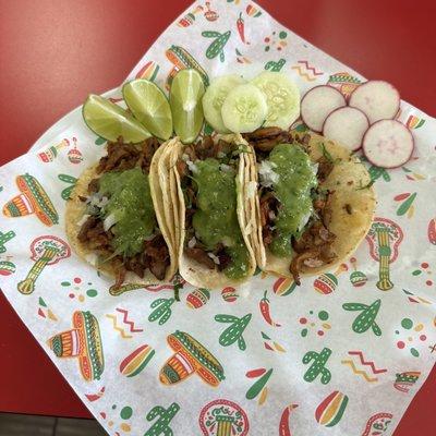 Tacos al pastor son muy ricos