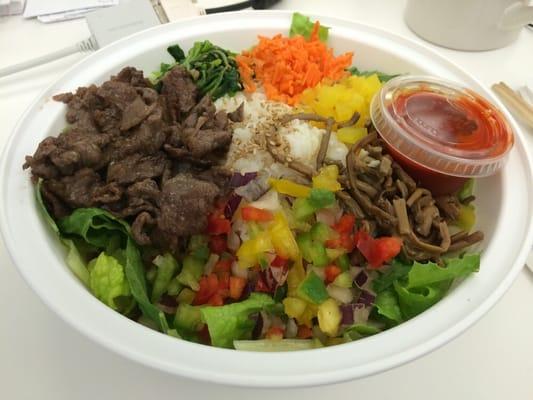 Bulgogi bibimbap.