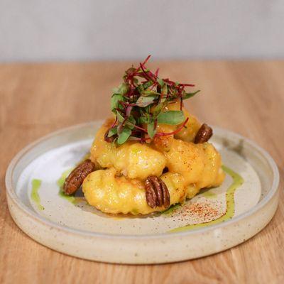 Creamy Spicy Shrimp Tempura