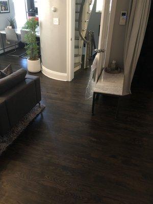 Refinished floors