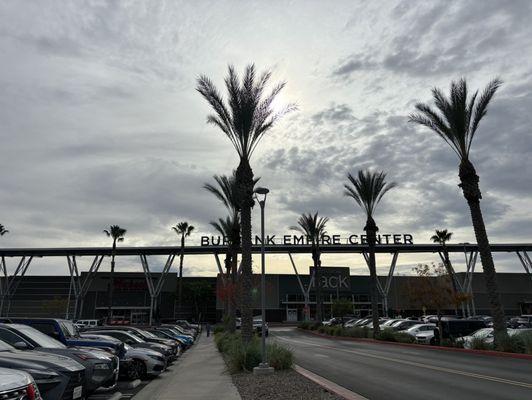 View of Michael's from parking lot near West Elm