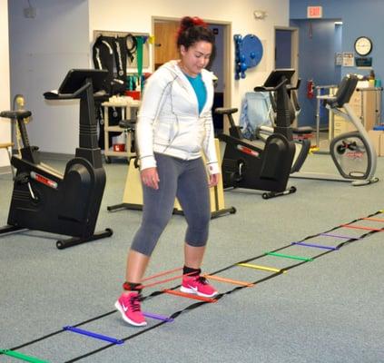 Balance and coordination exercises.