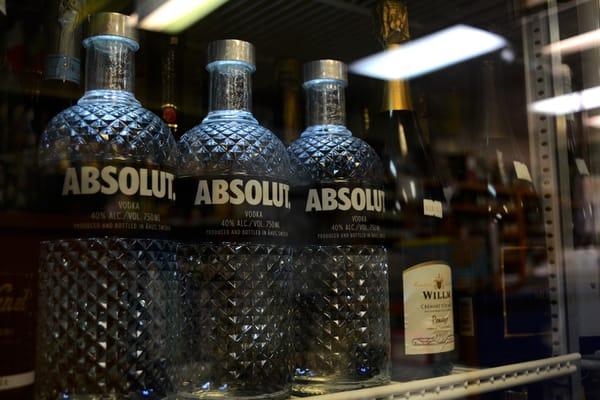 Absolut vodka isn't the only brand we carry, but these cool light up bottles are an attractive buy.