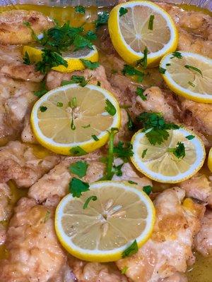 Homemade Chicken Francese - We provide catering!