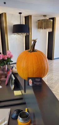 Thank you for this pumpkin! What a kind gesture!