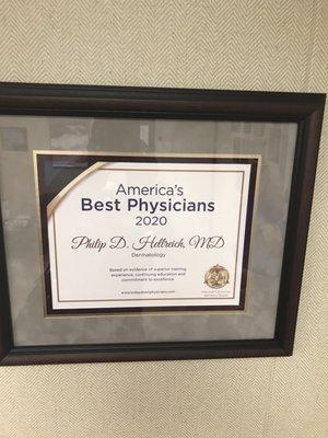 Voted America's Best Physician 2020