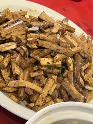 Pork dried bean curd