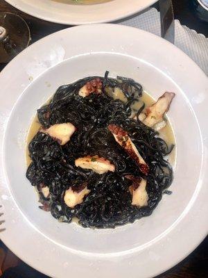 Squid Ink Spaghetti Special