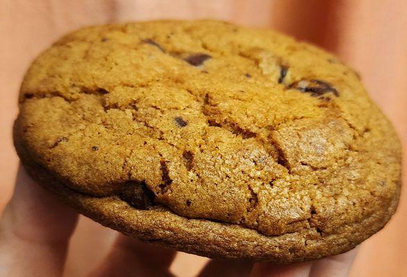 Another view of the cookie. Sampled a bite, just okay. (2/1/24)